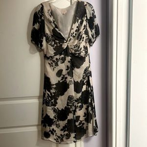 A line chiffon knee length dress, light, pretty and flattering